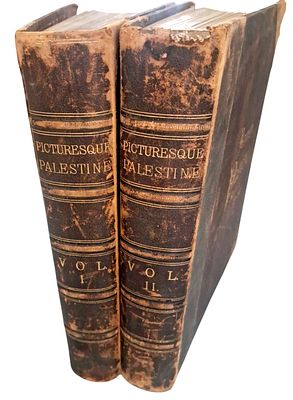 Palestine, Sinai and Egypt Picturesque Palestine, Wilson's Writings, two (2) volumes, 1881