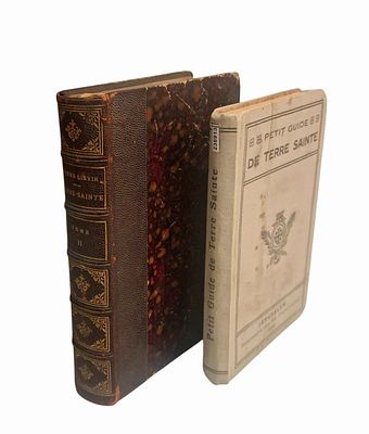 Two (2) guides to the Land of Israel, Palestine, Jerusalem, 
19th and early 20th century. המדריכי 