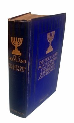 Journey in the Holy Land, 
Impressive Coloured Drawings, London, 1904. The Holy Land - Painted 