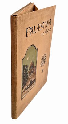 Palestine - watercolor plates in a folder, Hamburg, 1899
Full set of 24 watercolor palettes. Pale 