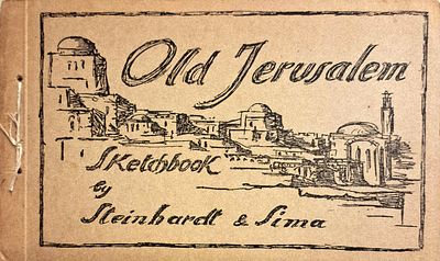 Old Jerusalem - A folder of twenty photographs of wood carvings from the sights of Old 