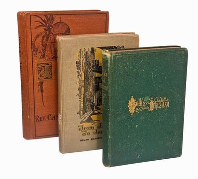 Jerusalem - Three (3) Jerusalem Travel Books, Photographs, Illustrations, Maps
Illustrated Covers. 