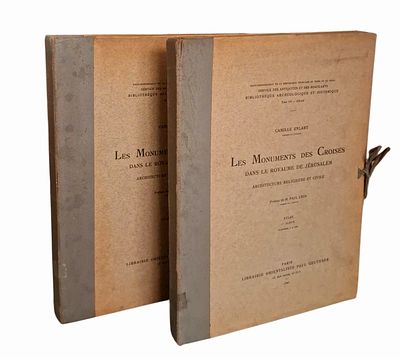 2 volumes - Camille Enler, Crusader Monuments in the Kingdom of Jerusalem, Bethlehem, Hebron 