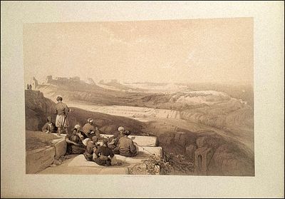David Roberts - Text and large lithographs from his well-known book, 
The Holy Land, Syria 