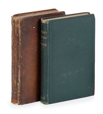 2 כרכים - מסעות בפלשתינה, מפות תחריט , תחריטים, 1847, 1854. Observations in The East in Egypt 