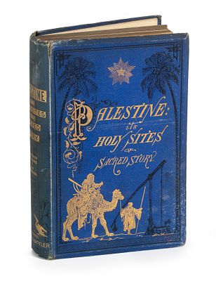 מסע בין האתרים הקדושים בפלשתינה, 1878 (?) מאות תחריטים , אמנים שונים, מפות . Palestine: Its Holy 