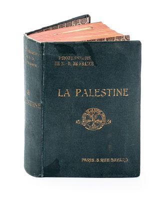 מדריך פלשתינה, עשרות מפת, תכניות ותרשימים
פנורמה של ירושלים , 800 עמודים. La Palestine – Guide 