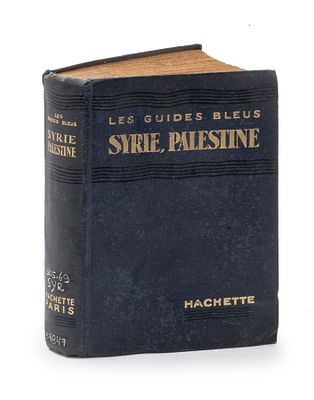 מדריך - Les guides bleus - פלשתינה, עירק, עבר הירדן, 
עשרות מפות. Les guides bleus. Syrie 