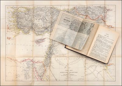 Guide to Palestine and Syria, many maps, folded, London, 1911. Cook's Tourist's handbook for 