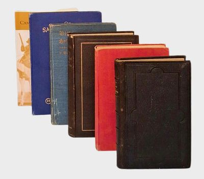 Six (6) travel books, Palestine, Holy Land, 
19th century, early 20th century, photographs, maps. 