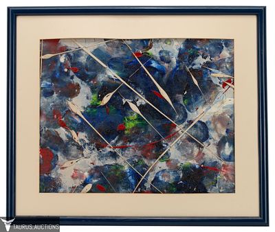 Robert Berger - Modern Abstract Painting. Item/Description: Original, abstract painting by New 
