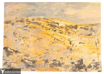 Kamen Trifonov, Abstract Painting. Item/Description: Original abstract landscape painting in 