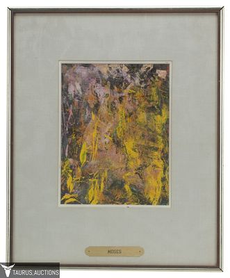 Kamen Trifonov "Moses" Abstract Painting. Item/Description: Original, modern expressionist 