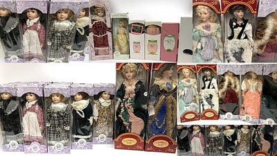 New Old Stock Large Vintage Doll Lot. Item/Description: Large collection of vintage porcelain 