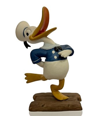 Disney Classics Donald Duck Porcelain Figurine. Item/Description: "Donald's Debut" figurine from 
