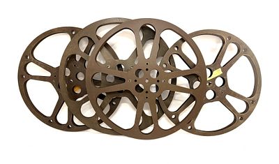 Original MCM Goldberg Bros Movie House Reels. Item/Description: Authentic vintage metal movie 