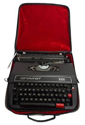 Mid-20th Century Generation Model 3000 Typewriter. Item/Description: Generation 3000 manual 