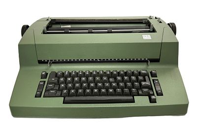 IBM Selectric II Electric Green Typewriter. Item/Description: IBM Selectric II correcting 