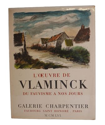 Maurice de Vlaminck Exhibition Poster. Item/Description: Vintage lithograph exhibition poster 