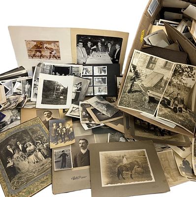 Large Assorted Antique Photograph Lot. Item/Description: A large assortment of antique and 