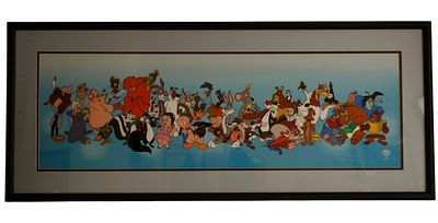 Warner Bros Looney Tunes Lineup Animation Cel. Item/Description: 1995 Warner Bros. Looney Tunes 
