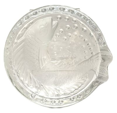 Lalique Concarneau Koi Fish Ash Tray. Item/Description: Lalique Concarneau Koi Fish ashtray 