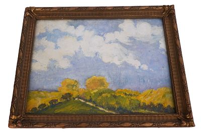 Impressionism Landscape Oil Painting. Item/Description: Original impressionist oil painting 