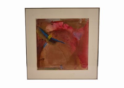 Emily Mason Abstract Watercolor. Item/Description: Original, untitled abstract painting by 