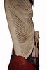 Carved Polychrome Wood Carousel Horse. Item/Description: Folk art carved and painted white Image - 8