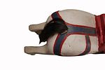 Carved Polychrome Wood Carousel Horse. Item/Description: Folk art carved and painted white Image - 9