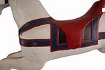Carved Polychrome Wood Carousel Horse. Item/Description: Folk art carved and painted white Image - 10