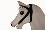 Carved Polychrome Wood Carousel Horse. Item/Description: Folk art carved and painted white Image - 12