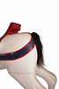 Carved Polychrome Wood Carousel Horse. Item/Description: Folk art carved and painted white Image - 16