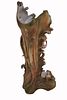 German Art Nouveau Saxony Porcelain Vase. Item/Description: German polychromed porcelain Saxony Image - 3