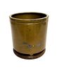 Japanese Bronze Hibachi / Planter. Item/Description: Traditional bronze hibachi (hand warmer) Image - 1