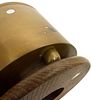 Japanese Bronze Hibachi / Planter. Item/Description: Traditional bronze hibachi (hand warmer) Image - 6