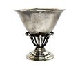 Georg Jensen Sterling Footed Blossom Bowl 17A. Item/Description: Antique Georg Jensen Sterling Image - 1