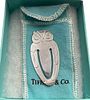 Tiffany & Co. Sterling Figural Owl Bookmark. Item/Description: Whimsical Sterling Silver figural Image - 1