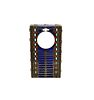Silver Art Deco Cigarette Case with Clock. Item/Description: French enamel, sterling and .935 Image - 9