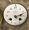 Art Deco French Marble Mantle Clock Garniture. Item/Description: French Art Deco marble mantle Image - 6