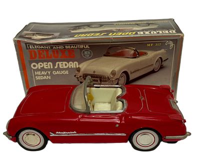 MF317 Red 1953 Chevrolet Corvette Tinplate Car. Item/Description: Early 1980s 
