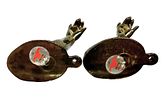 Petites Choses Gilt & Ebonized Figural Arm Hooks. Item/Description: Distinctive pair of Image - 5