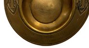1949 Commemorative Bronze Bowl / Ashtray. Item/Description: Bastian Brothers round bronze Art Image - 1