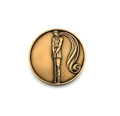 Erte Bonds Of Love Bronze Medallion 70/1500. Item/Description: Erte Design Collection 'Bonds Of 