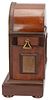 Junghans Arts & Crafts Inlay Mantel Clock. Item/Description: Handcrafted Junghans mantel clock Image - 4