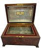 Alfred Dunhill Amboyna Burl Humidor. Item/Description: High-quality Amboyna burl veneer humidor Image - 4