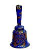 Chinese Colbalt Cloisonne Hand Bell. Item/Description: Chinese export-ware hand bell, finished Image - 1