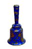 Chinese Colbalt Cloisonne Hand Bell. Item/Description: Chinese export-ware hand bell, finished Image - 2