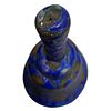 Chinese Colbalt Cloisonne Hand Bell. Item/Description: Chinese export-ware hand bell, finished Image - 6