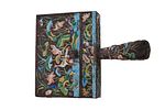 Antique Chinese Enameled Brass Silent Butler. Item/Description: Antique Chinese enameled brass Image - 2